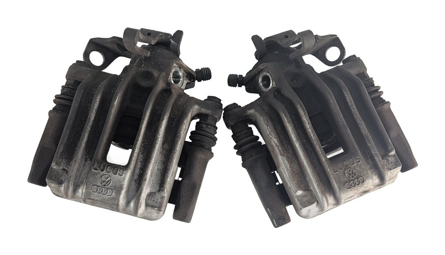 Thumbnail 11: 00-11 VW GOLF BEETLE REAR LEFT/RIGHT BRAKE CALIPER SET/2