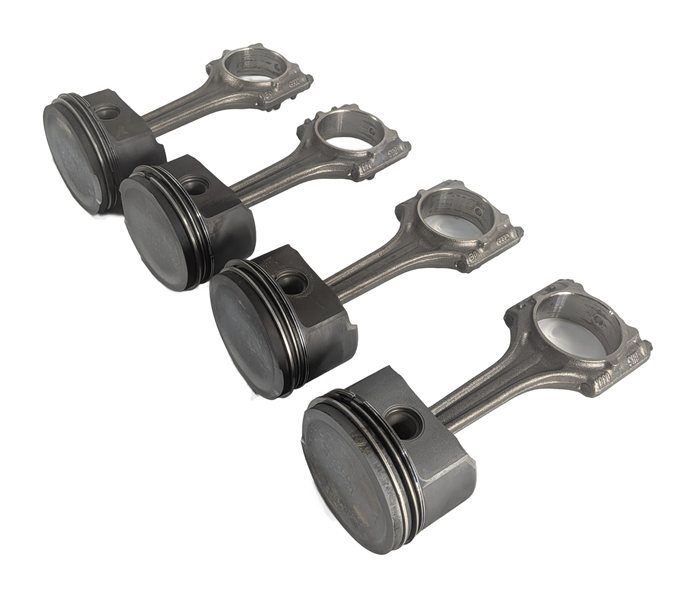 Thumbnail 2: 00-06 AUDI TT (MK1) 1.8L (AWP) ENGINE PISTON SET/4 w/CONNECTING RODS