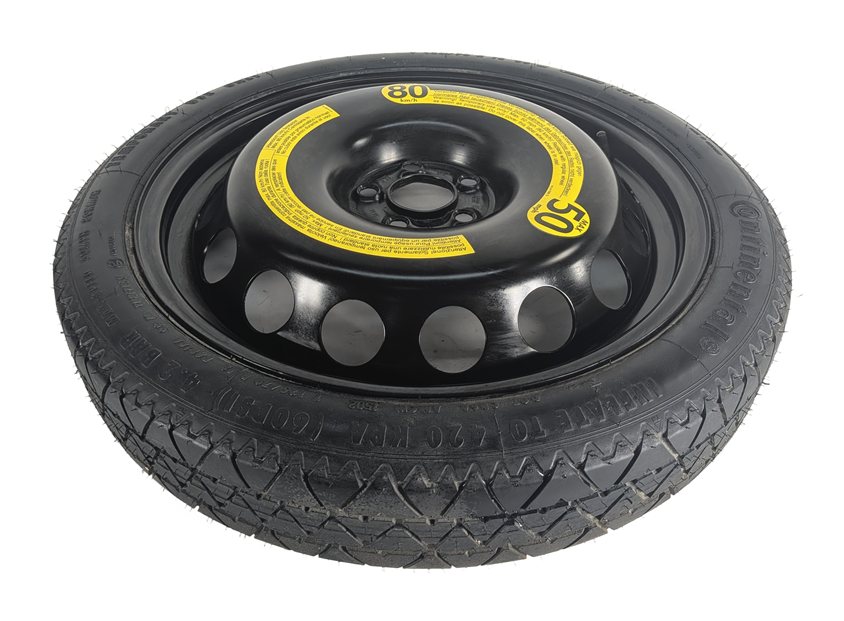 00-10 AUDI TT TTS QUATTRO 18X3.5 COMPACT SPARE STEEL WHEEL RIM ET38