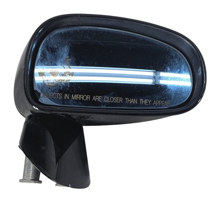 Thumbnail 2: 00-04 AUDI TT RIGHT PASSENGER MIRROR POWER HEATED CONVEX GLASS (Black)