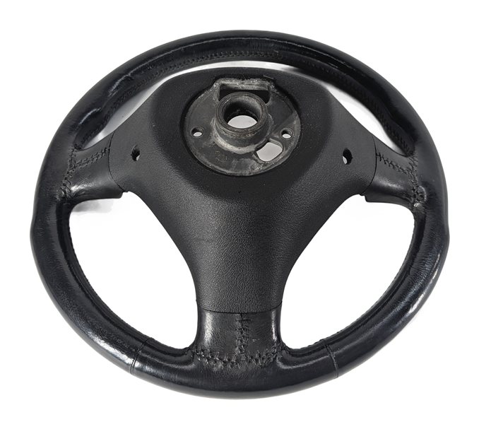 Thumbnail 4: 01-06 AUDI TT 3-SPOKE LEATHER STEERING WHEEL (Black)