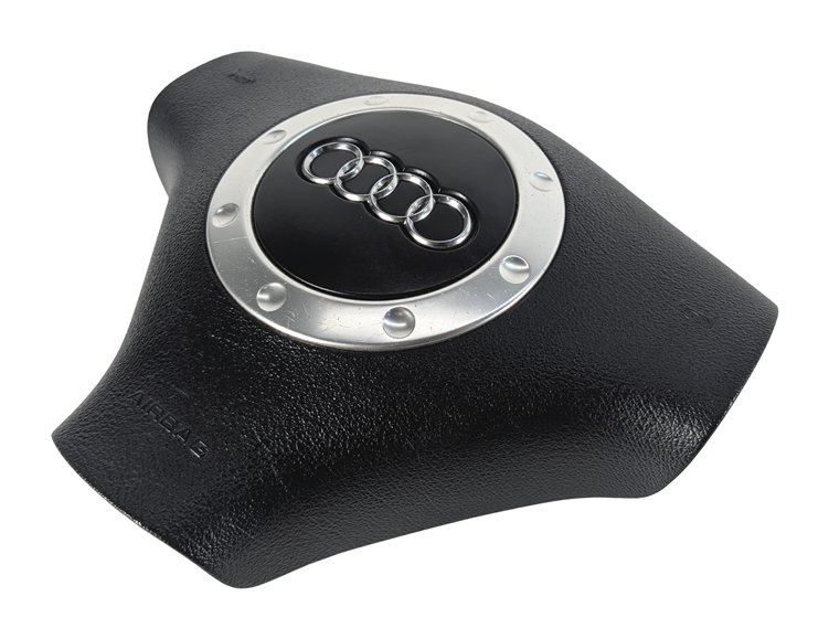 Thumbnail 3: 02-03 AUDI TT DRIVER STEERING WHEEL SRS AIRBAG (Black)