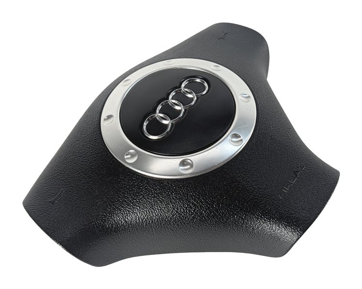 Thumbnail 4: 02-03 AUDI TT DRIVER STEERING WHEEL SRS AIRBAG (Black)