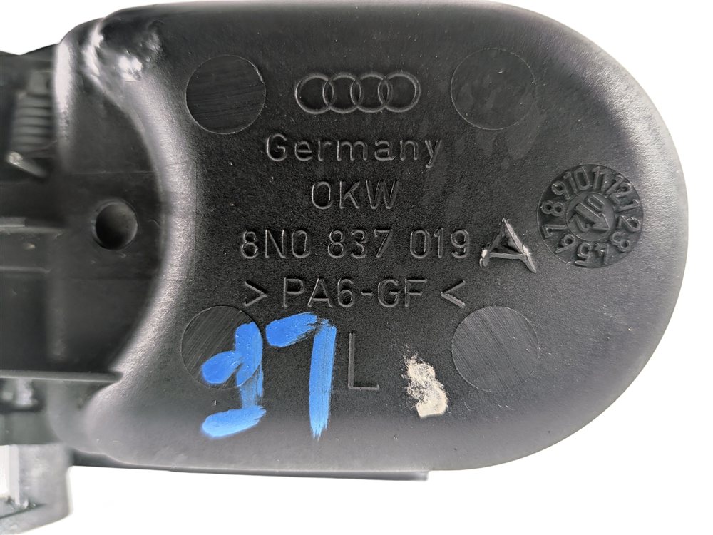 Thumbnail 5: 00-06 AUDI TT FRONT LEFT INSIDE INTERIOR DOOR HANDLE (SILVER)