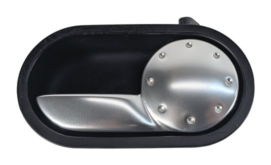 00-06 AUDI TT FRONT RIGHT INSIDE INTERIOR DOOR HANDLE (SILVER)