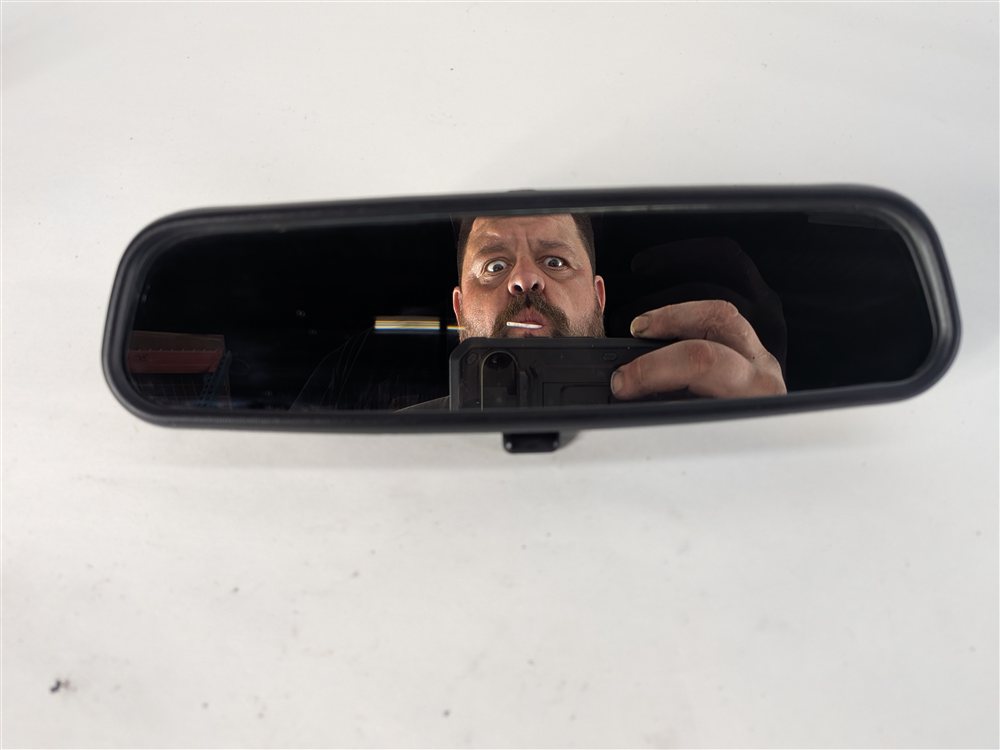 00-10 AUDI TT TTS INSIDE REARVIEW MIRROR (Black)