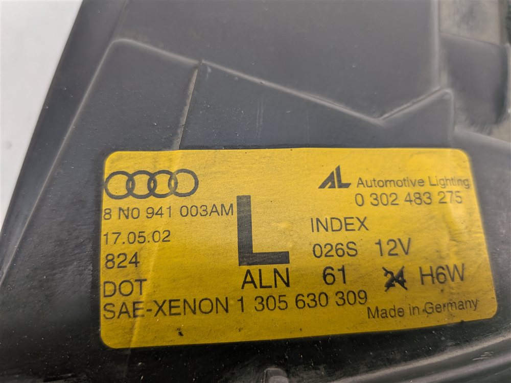 Thumbnail 19: 01-02 AUDI TT LEFT DRIVER XENON HID HEADLIGHT LAMP w/BALLAST