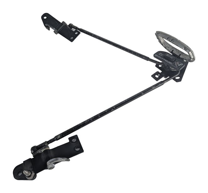 Thumbnail 3: 2002 AUDI TT (MK1) FRONT CONVERTIBLE TOP HEADER LATCH HANDLE HOOK SET/2