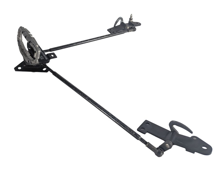Thumbnail 6: 2002 AUDI TT (MK1) FRONT CONVERTIBLE TOP HEADER LATCH HANDLE HOOK SET/2