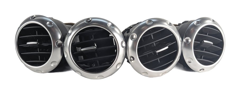 Thumbnail 3: 2002 AUDI TT (MK1) DASH HEAT AIR AC VENT SET/4 (Black)