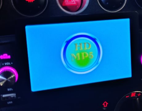 02 AUDI TT MK1 AFTERMARKET SINGLE DIN MEDIA RECEIVER RADIO w/SCREEN OUTPUT