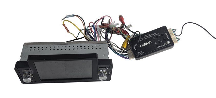 Thumbnail 3: 02 AUDI TT MK1 AFTERMARKET SINGLE DIN MEDIA RECEIVER RADIO w/SCREEN OUTPUT