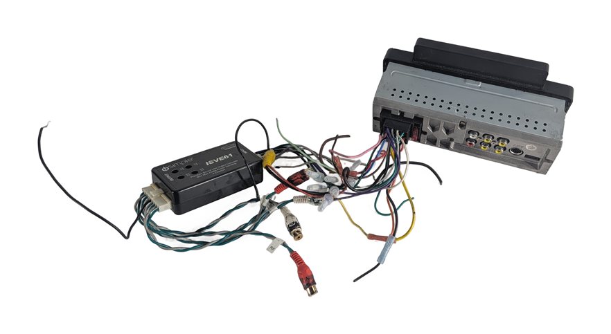 Thumbnail 4: 02 AUDI TT MK1 AFTERMARKET SINGLE DIN MEDIA RECEIVER RADIO w/SCREEN OUTPUT