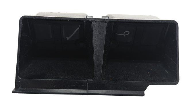 Thumbnail 4: 2012 MERCEDES ML350 (W166) REAR CENTER CONSOLE HEAT AIR AC VENT GRILLE (Black)