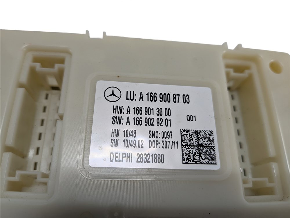 Thumbnail 6: 2012 MERCEDES ML350 (W166) 3.0L REAR SAM SIGNAL ACQUISITION CONTROL MODULE