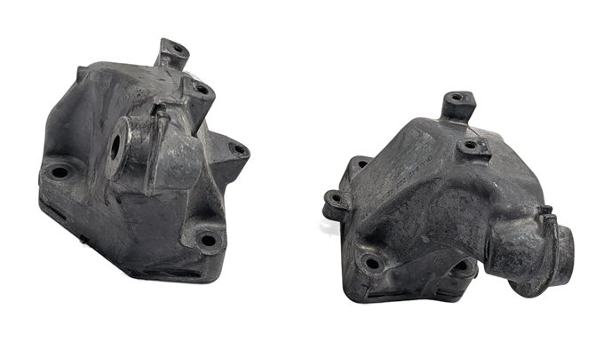 12 MERCEDES ML350 W166 3.0L 642.826 ENGINE LEFT/RIGHT MOTOR MOUNT BRACKET SET/2
