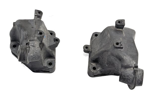 Thumbnail 3: 12 MERCEDES ML350 W166 3.0L 642.826 ENGINE LEFT/RIGHT MOTOR MOUNT BRACKET SET/2