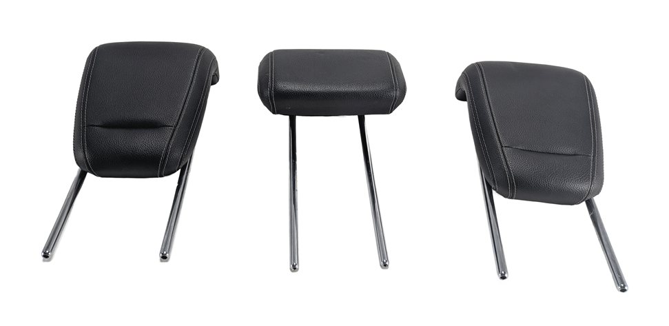 Thumbnail 3: 12-15 MERCEDES ML-CLASS (W166) REAR LEFT CENTER RIGHT SEAT HEADREST SET3 (Black)
