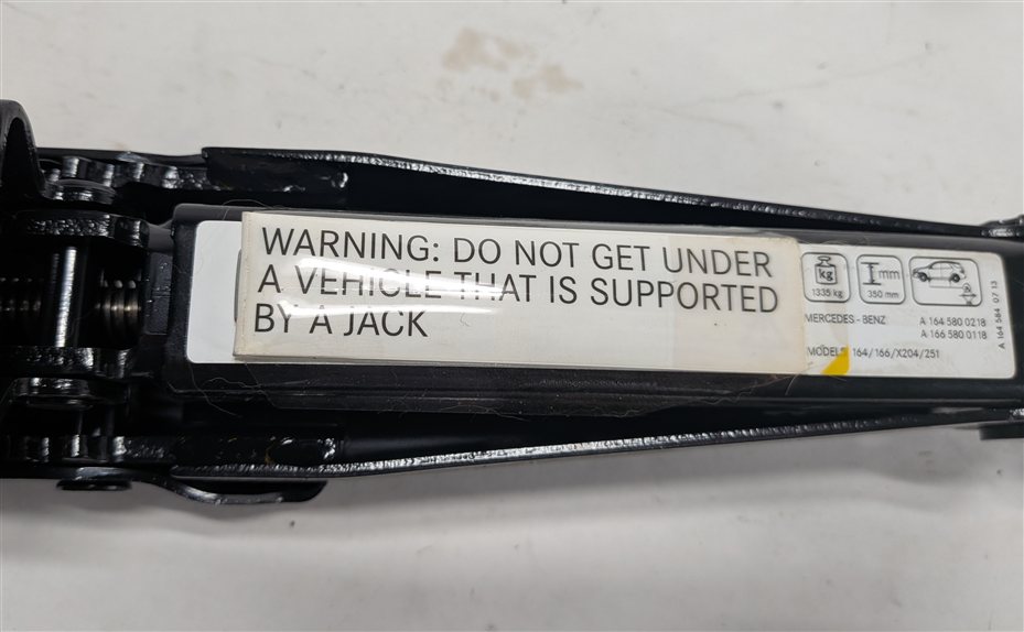 Thumbnail 5: 13-21 MERCEDES BENZ GL GLE GLS ML CLASS W166 X166 SPARE TIRE JACK KIT TOOL SET