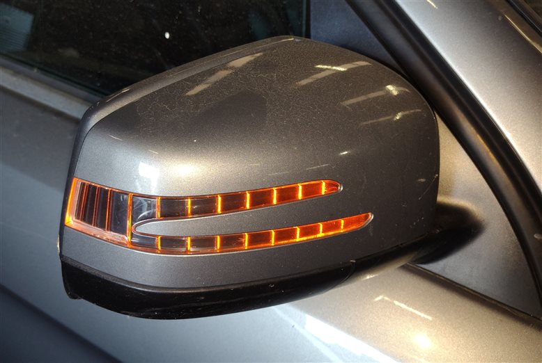 Thumbnail 2: 12-16 MERCEDES GL350 GL550 ML350 ML550 (W166 X166) RIGHT P-FOLD MIRROR (Silver)