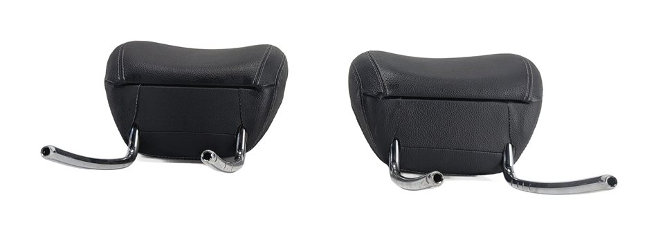 Thumbnail 2: 12-13 MERCEDES GL ML (W166 X166) FRONT LEFT & RIGHT SEAT HEADREST SET 2 (Black)