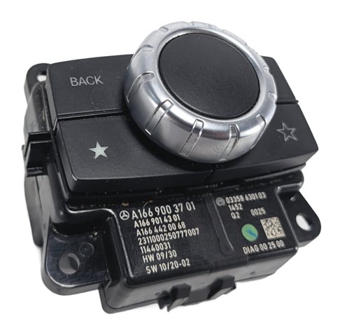 2012-2013 MERCEDES G550 GL350 GL450 GL550 ML350 ML550 (W166 X166) RADIO GPS KNOB