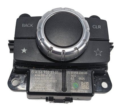 Thumbnail 3: 2012-2013 MERCEDES G550 GL350 GL450 GL550 ML350 ML550 (W166 X166) RADIO GPS KNOB