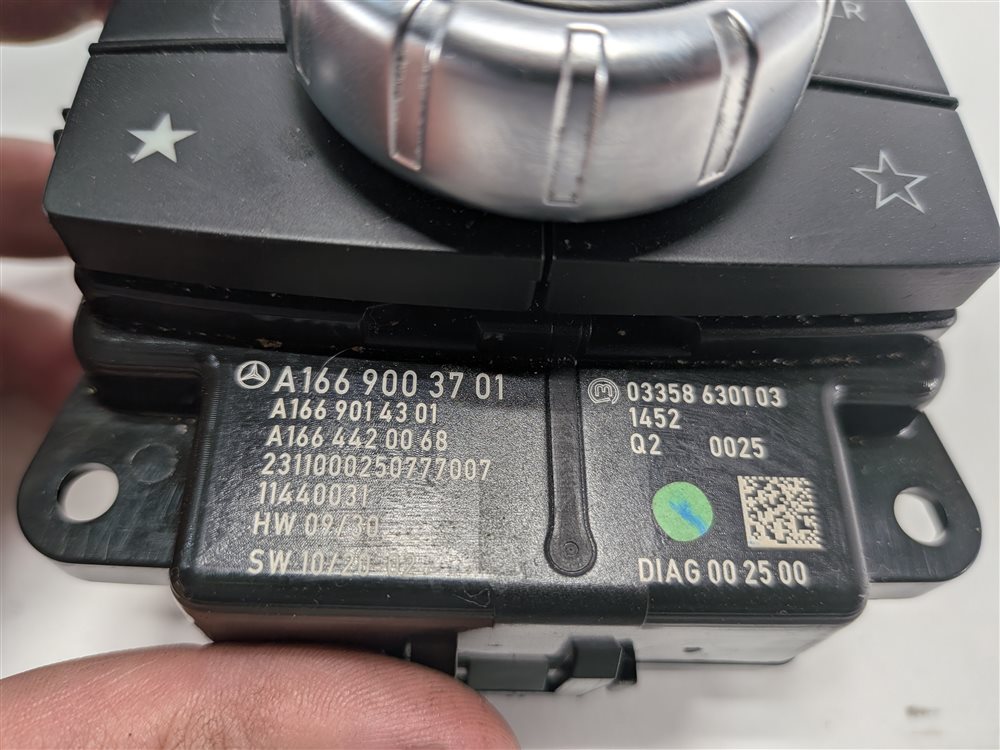 Thumbnail 6: 2012-2013 MERCEDES G550 GL350 GL450 GL550 ML350 ML550 (W166 X166) RADIO GPS KNOB