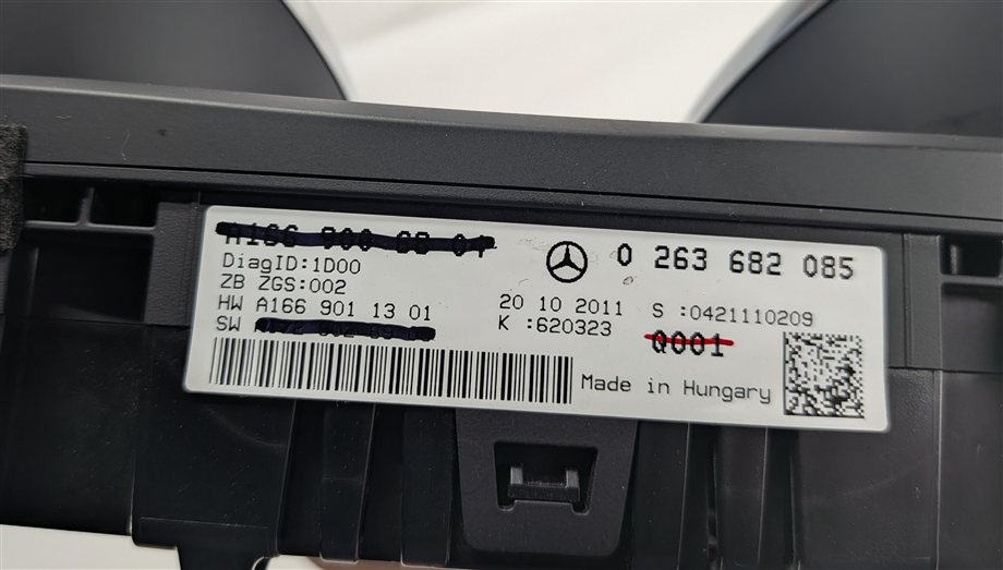 Thumbnail 8: 2012 MERCEDES ML350 (W166) 3.0L DIESEL AWD SPEEDOMETER INSTRUMENT CLUSTER (167k)