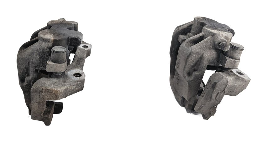 Thumbnail 2: 12-19 MERCEDES GL GLS ML (W166 X166) FRONT LEFT & RIGHT BRAKE CALIPER SET-2