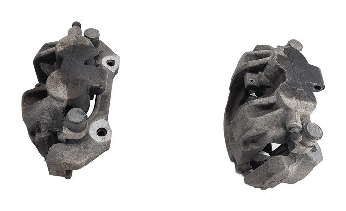 Thumbnail 3: 12-19 MERCEDES GL GLS ML (W166 X166) FRONT LEFT & RIGHT BRAKE CALIPER SET-2