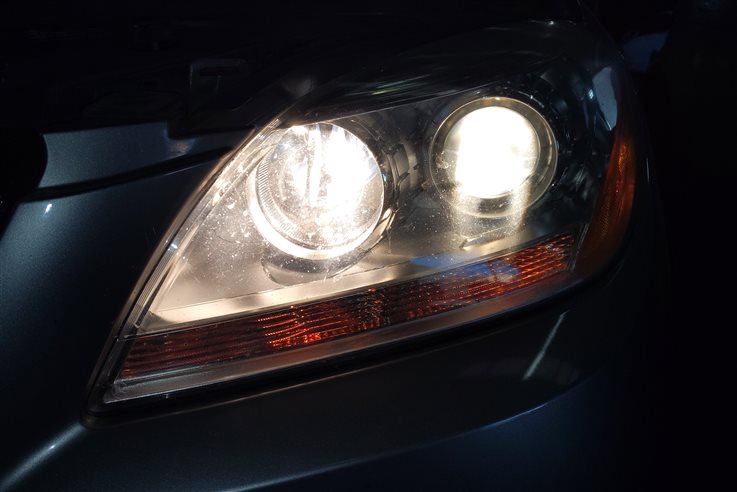 Thumbnail 2: 2012-2015 MERCEDES ML250 ML350 ML400 ML550 (W166) LEFT HALOGEN HEADLIGHT LAMP