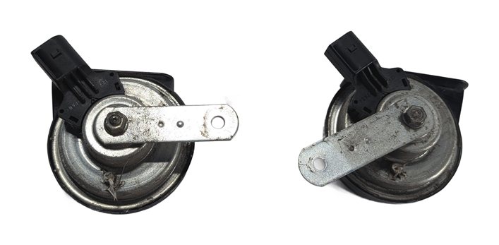 Thumbnail 3: 13-19 MERCEDES GL ML GLE GLS CLASS (W166 X166) HIGH & LOW TONE SAFETY HORN SET-2