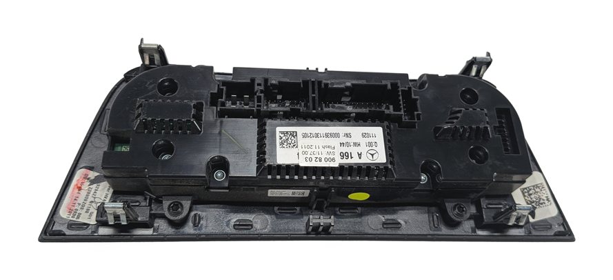 Thumbnail 4: 2012-2013 MERCEDES ML CLASS (W166) FRONT HEATER A/C TEMPERATURE CONTROL (Gray)