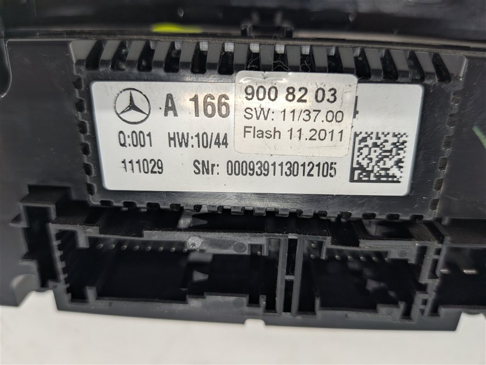 Thumbnail 5: 2012-2013 MERCEDES ML CLASS (W166) FRONT HEATER A/C TEMPERATURE CONTROL (Gray)