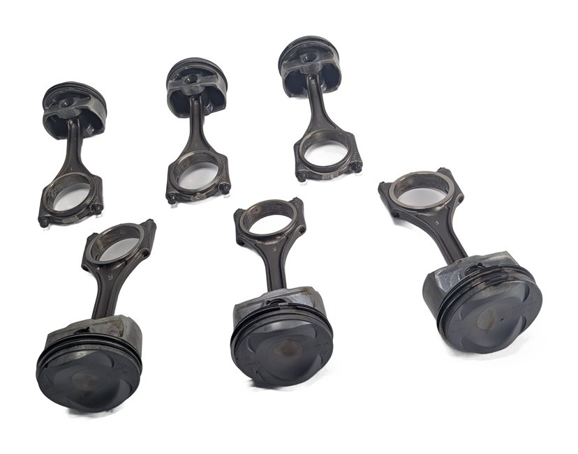 2008-2012 AUDI A4 A5 A6 Q5 B8 8K 8R C7 3.2L FSI ENGINE PISTON w/ ROD SET/6