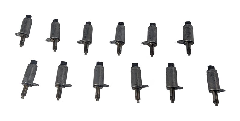Thumbnail 3: 2010 AUDI Q5 B8 8R 3.2L CALB FSI ENGINE CAMSHAFT ADJUSTER SOLENOID VALVE SET/12