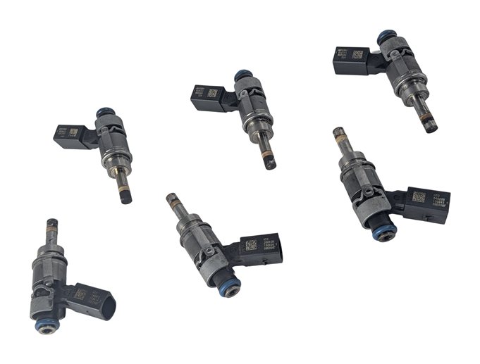 08-12 AUDI A4 A5 A6 Q5 (B8 8K 8T 8R C7) 3.2L V6 FSI ENGINE FUEL INJECTOR SET 6