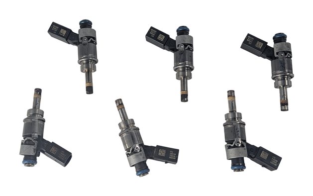 Thumbnail 3: 08-12 AUDI A4 A5 A6 Q5 (B8 8K 8T 8R C7) 3.2L V6 FSI ENGINE FUEL INJECTOR SET 6