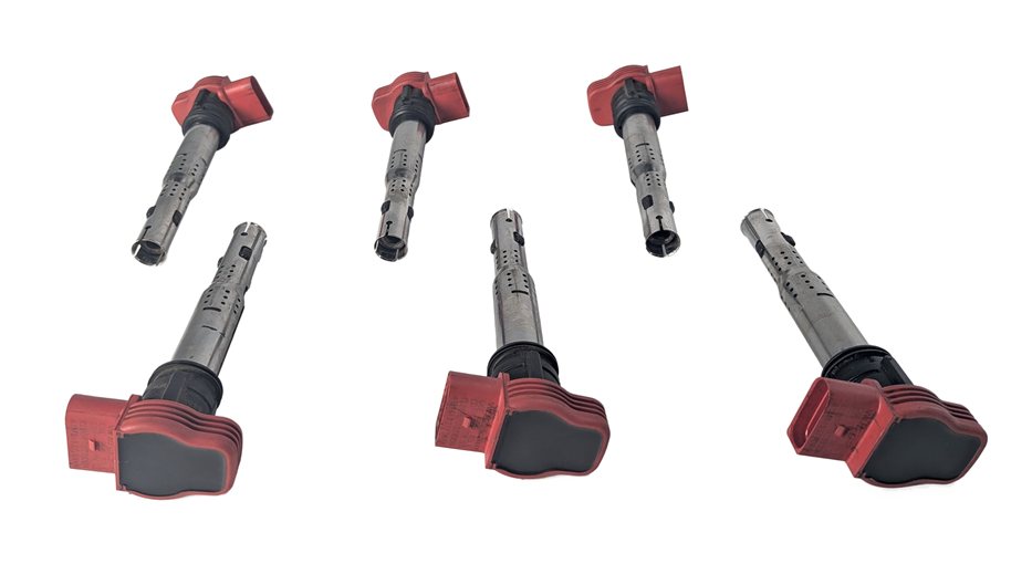 Thumbnail 2: 2005-2017 AUDI A4 S4 A5 S5 A6 S6 A7 A8 Q5 SQ5 Q7 R8 S8 IGNITION COIL SET 6