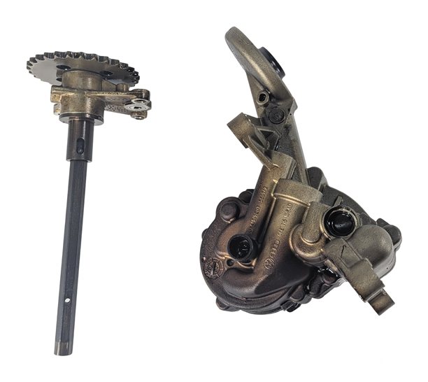 Thumbnail 3: 2010 AUDI Q5 B8 8R 3.2L (CALB) FSI ENGINE OIL FLUID PUMP w/CHAIN DRIVE SPROCKET