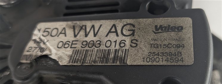Thumbnail 5: 08-12 AUDI A4 A5 S4 S5 Q5 (B8 8T 8R) 3.2L - ALTERNATOR POWER CHARGER (150 AMP)
