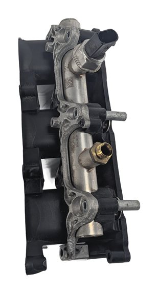 Thumbnail 3: 2010 AUDI Q5 (B8 8R) 3.2L (CALB) ENGINE LEFT LOWER INTAKE MANIFOLD w/FUEL RAIL