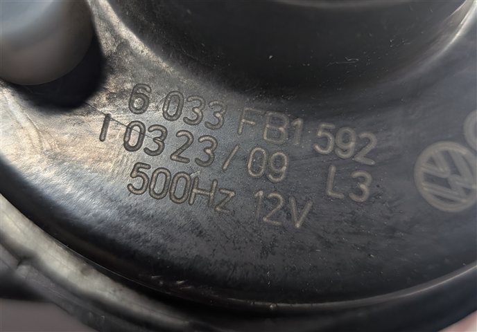 Thumbnail 5: 08-17 AUDI Q5 SQ5 A4 A5 S4 S5 HIGH LOW TONE HORN SET/2