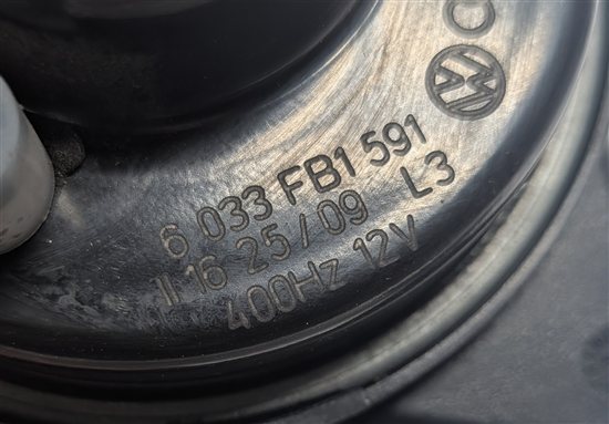 Thumbnail 9: 08-17 AUDI Q5 SQ5 A4 A5 S4 S5 HIGH LOW TONE HORN SET/2