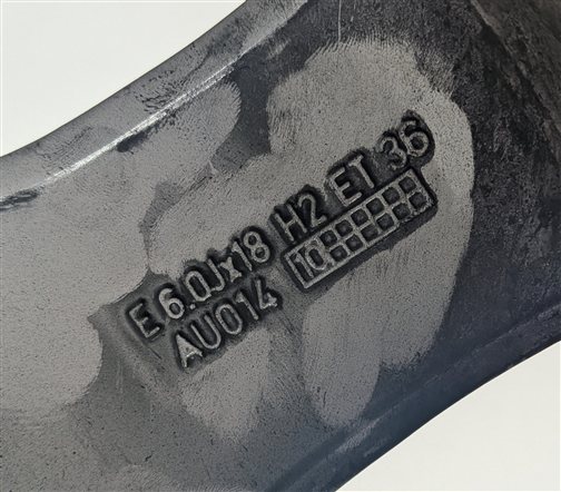 Thumbnail 9: 2009-2017 AUDI Q5 (B8 8R) 18x6 COLLAPSIBLE SPARE TIRE WHEEL RIM