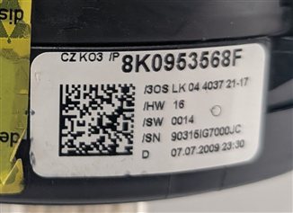 Thumbnail 5: 09-12 AUDI Q5 (B8 8R) STEERING COLUMN BLINKER WIPER CRUISE COMBINATION SWITCH