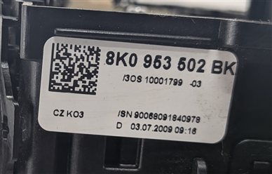 Thumbnail 6: 09-12 AUDI Q5 (B8 8R) STEERING COLUMN BLINKER WIPER CRUISE COMBINATION SWITCH