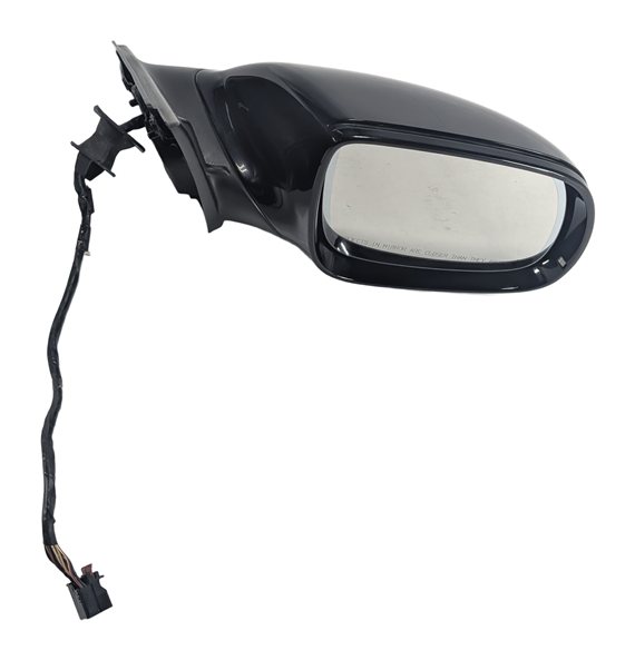 Thumbnail 4: 09-14 AUDI Q5 (8R) RIGHT P-FOLD HEAT AUTODIM MEMORY DOOR MIRROR w/ LIGHT (Black)