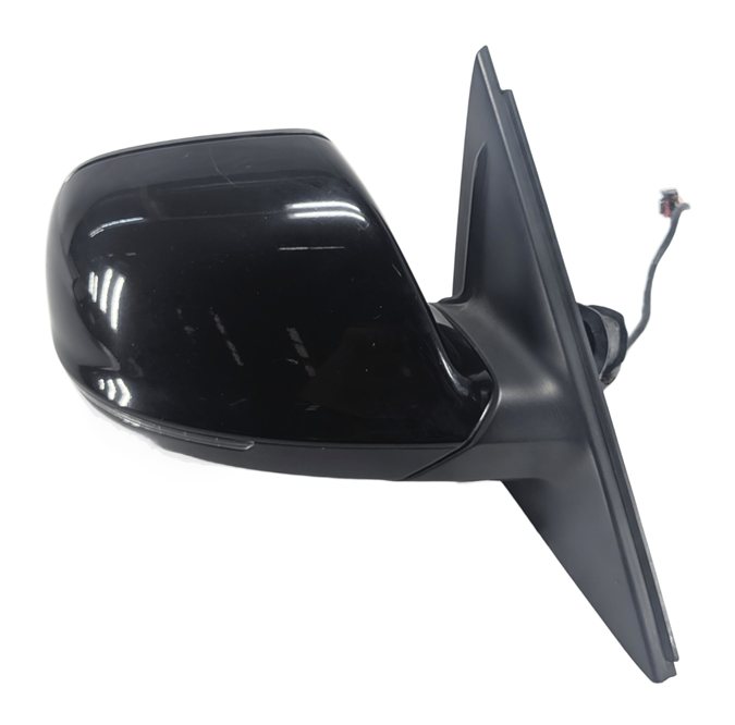 Thumbnail 6: 09-14 AUDI Q5 (8R) RIGHT P-FOLD HEAT AUTODIM MEMORY DOOR MIRROR w/ LIGHT (Black)